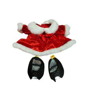 Build a Bear Girl Santa outfit shoes Christmas